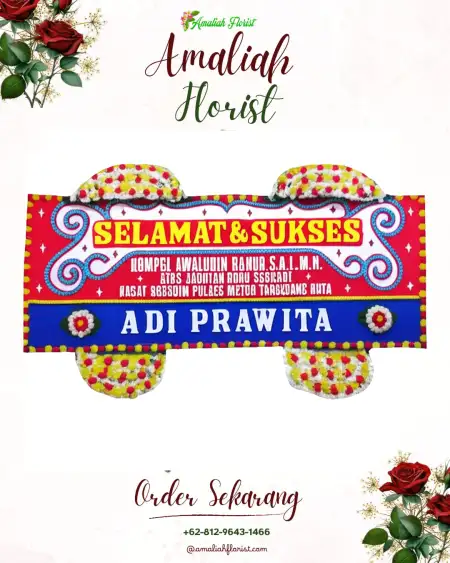 Papan Bunga Ucapan Selamat Puger